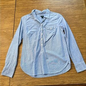 J. Crew Factory Chambray Popover shirt